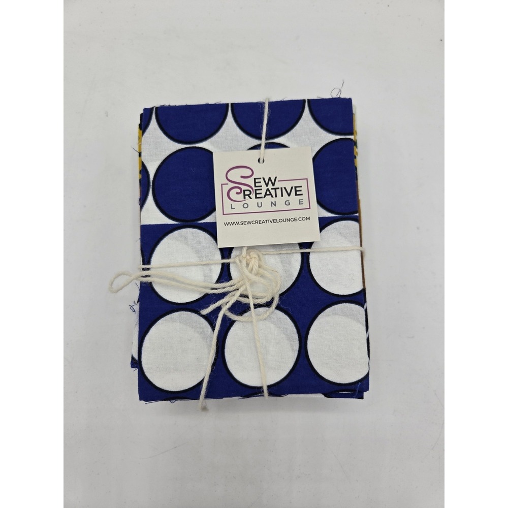 Sew Creative Lounge African Print Cotton Fat Quarter Bundle 10 Count